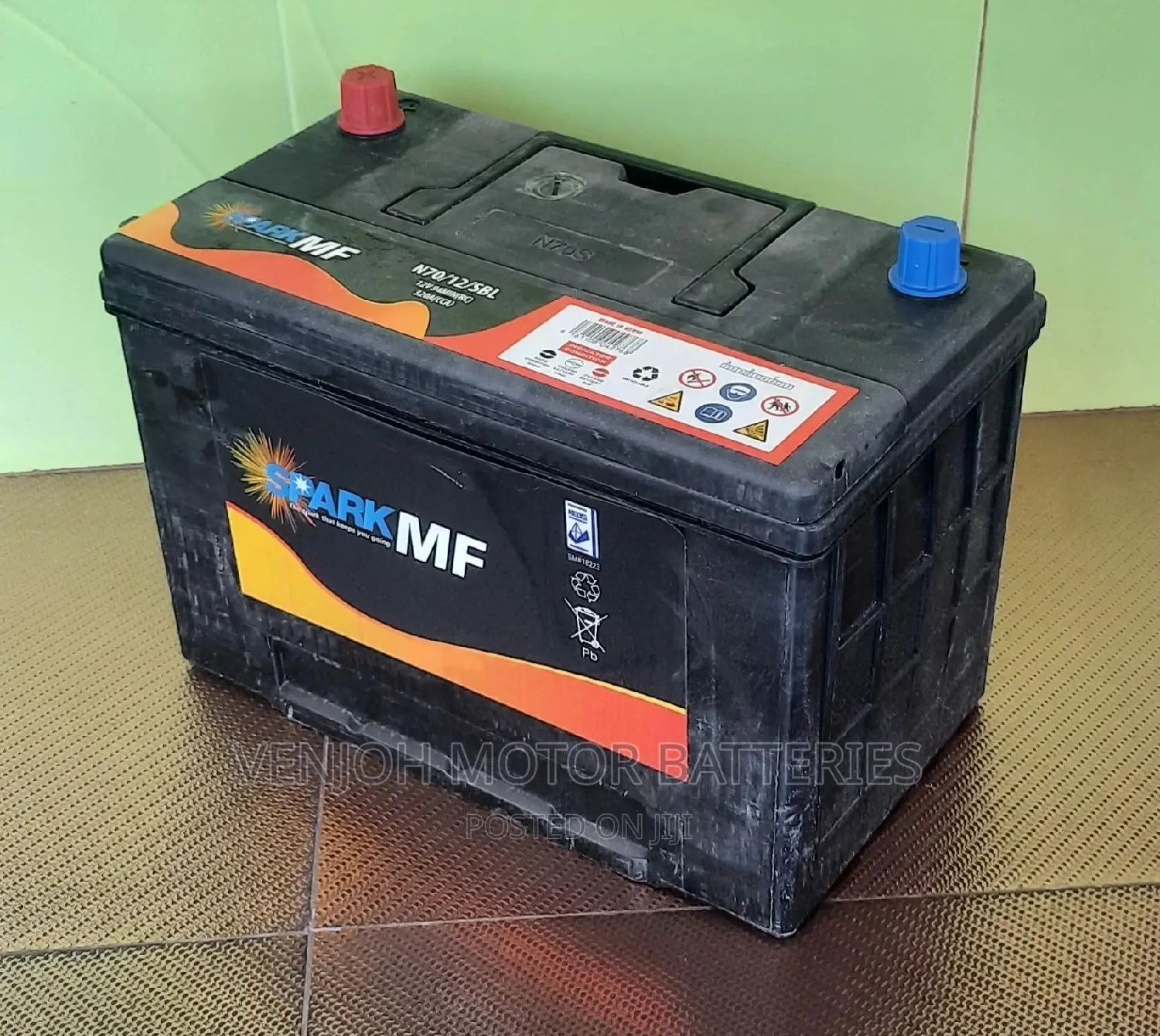 N70 Maintenance Free Spark Car Battery