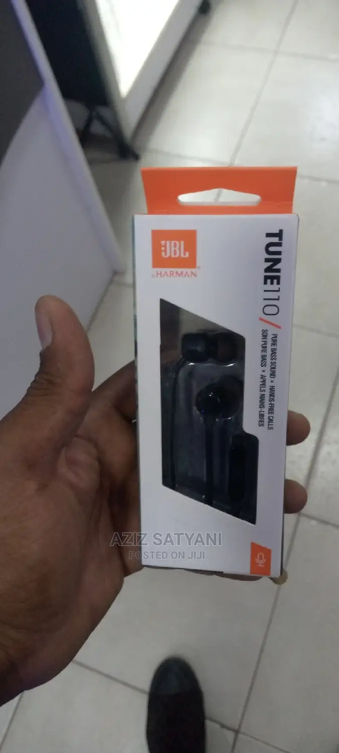 JBL Original Earphones Tune110 Pure Bass