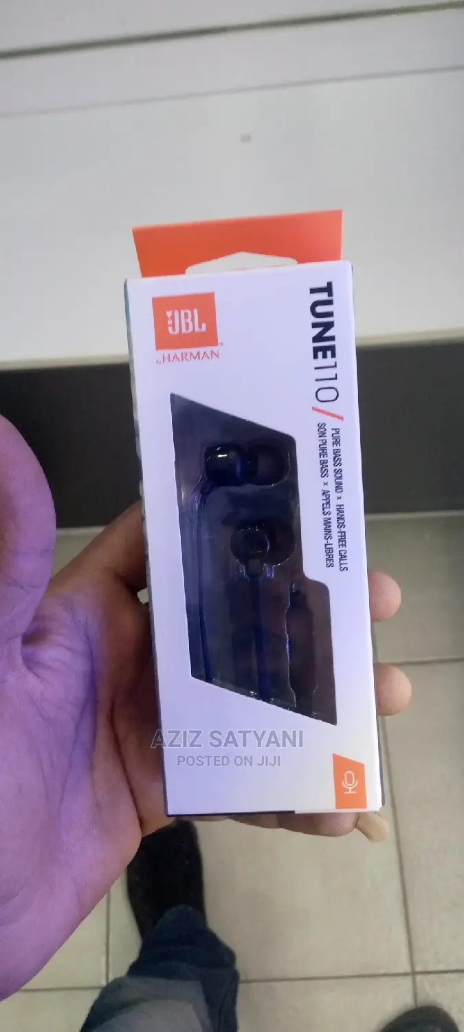 JBL Original Earphones Tune110 Pure Bass