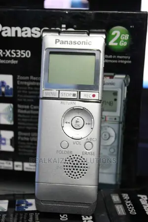 PANASONIC RR-XS350 Silver 2GB Inbuilt Memory Sound Recorder