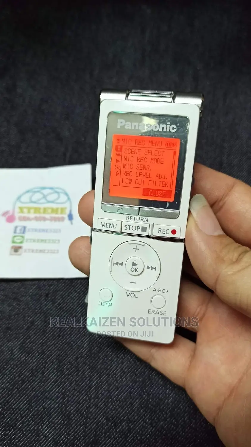 PANASONIC RR-XS420 USB 2GB Inbuilt Memory Sound Recorder