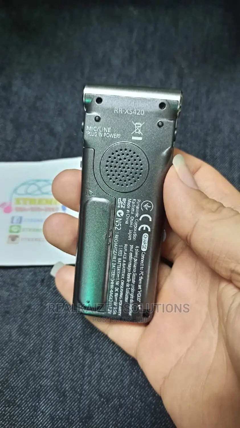 PANASONIC RR-XS420 USB 2GB Inbuilt Memory Sound Recorder
