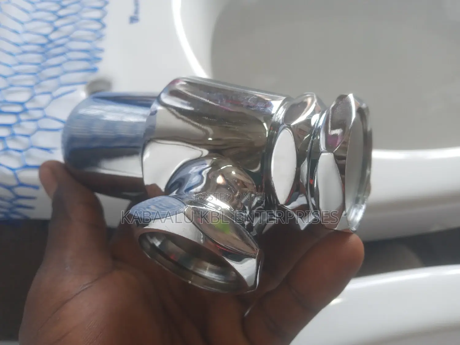 Chrome Bottle Trap