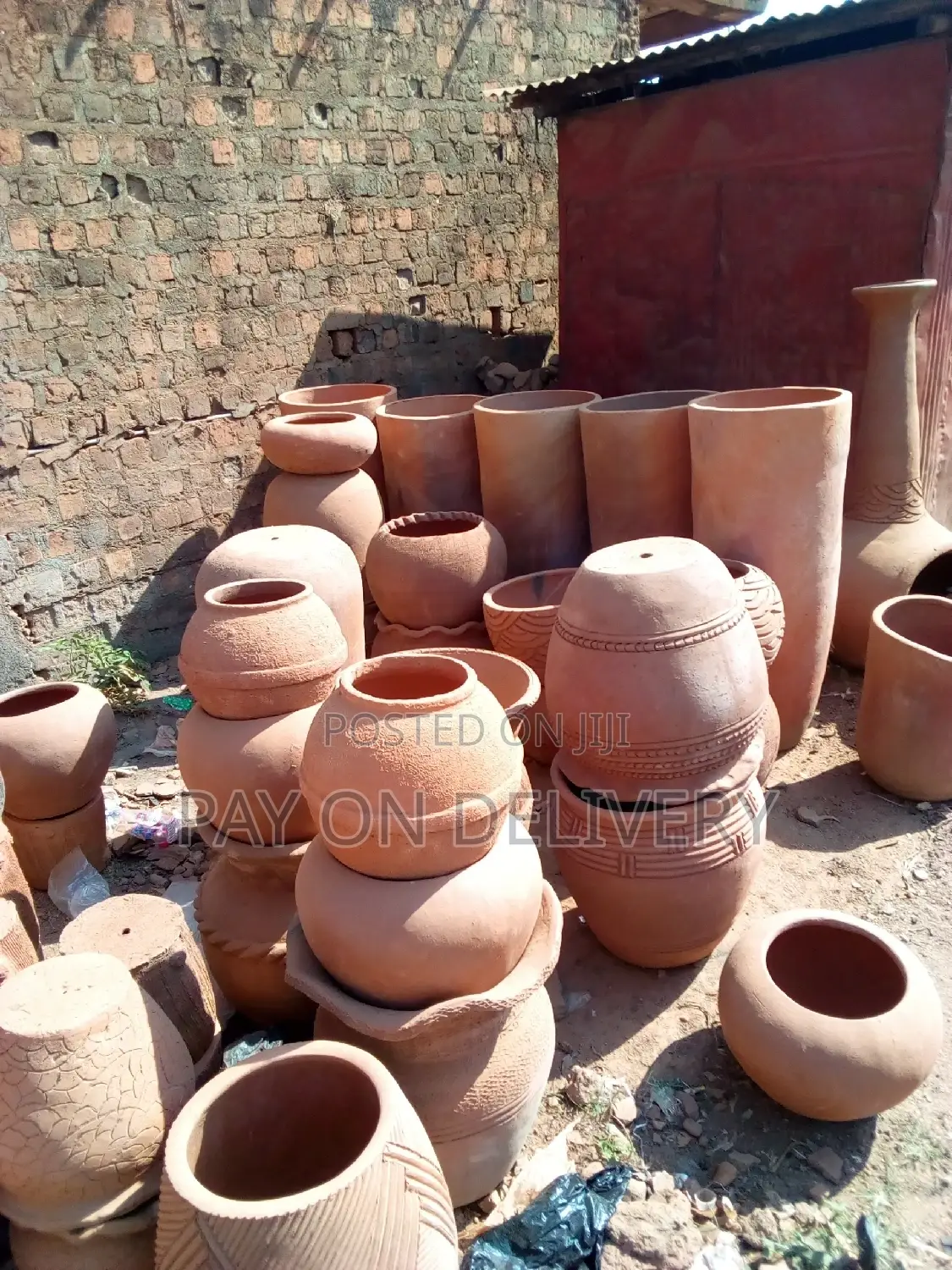 Natural Clay Flower Pots