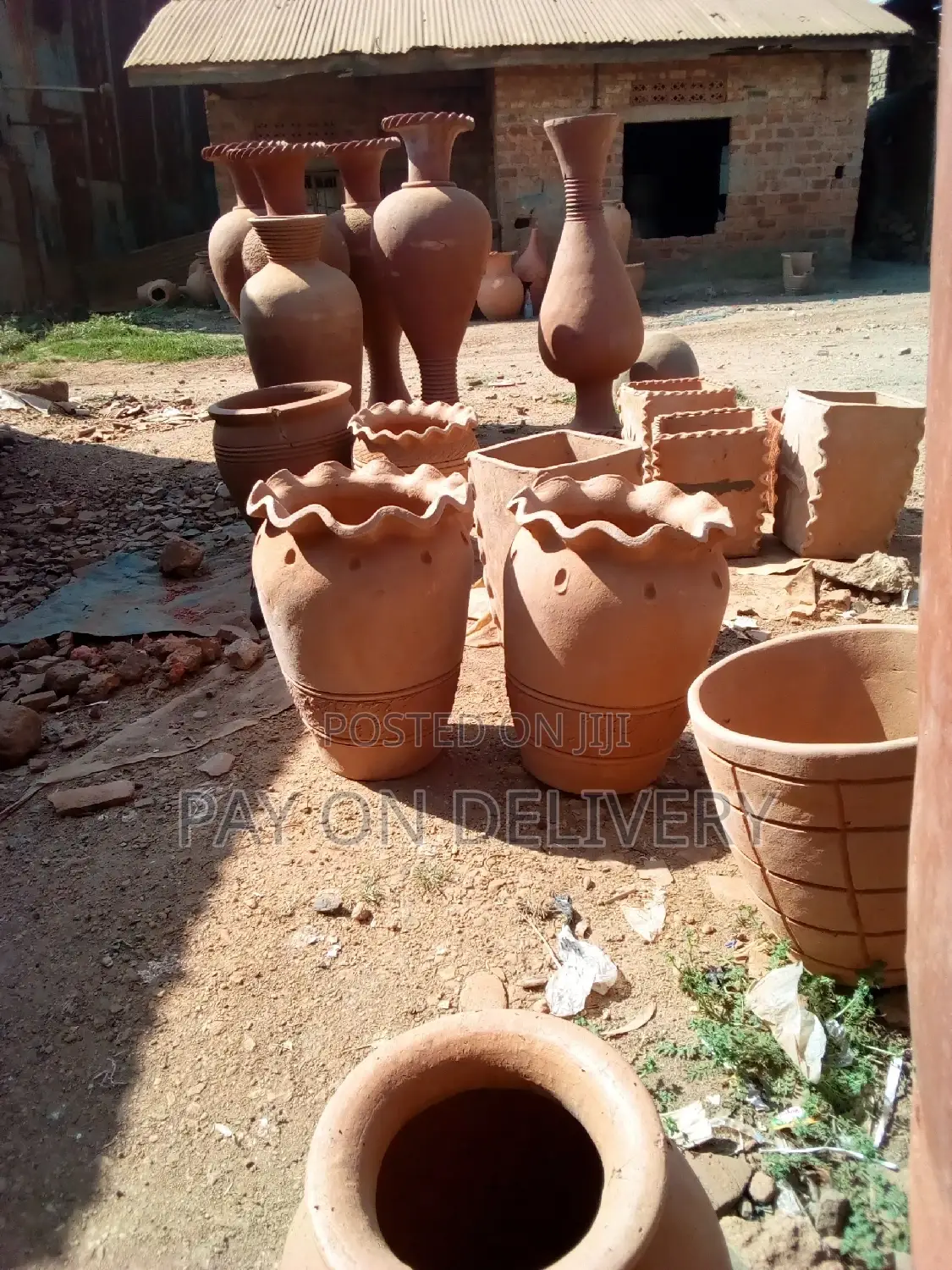 Natural Clay Flower Pots