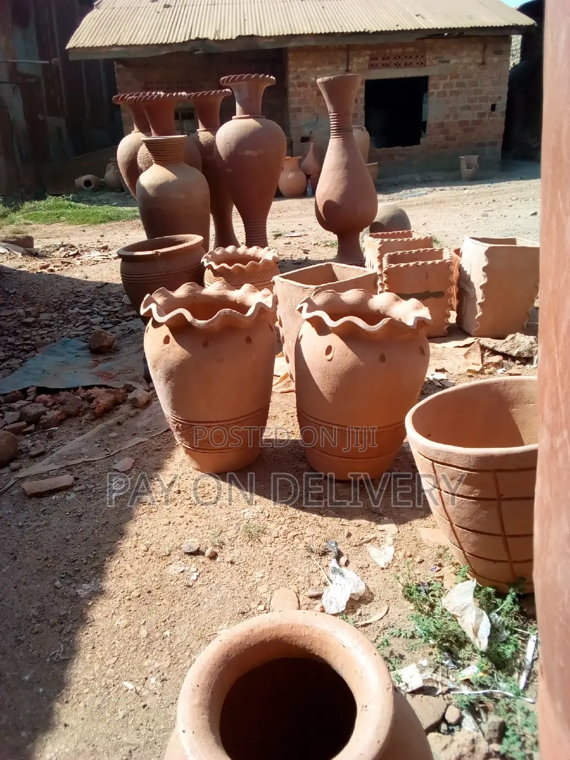 Natural Clay Flower Pots