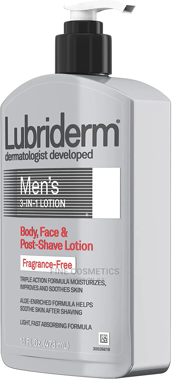 Lubriderm 3-in-1 Men's Moisturizing Body Lotion With Aloe