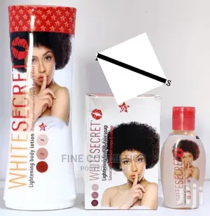 Photo - White Secret Whitening Set Of 3 Lotion Soap And Oil