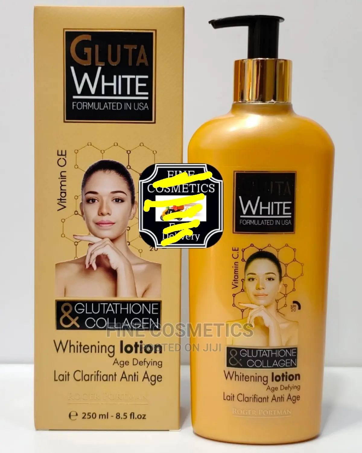 GLUTA WHITE Lotion Glutathione And Collagen Whitening Lotion