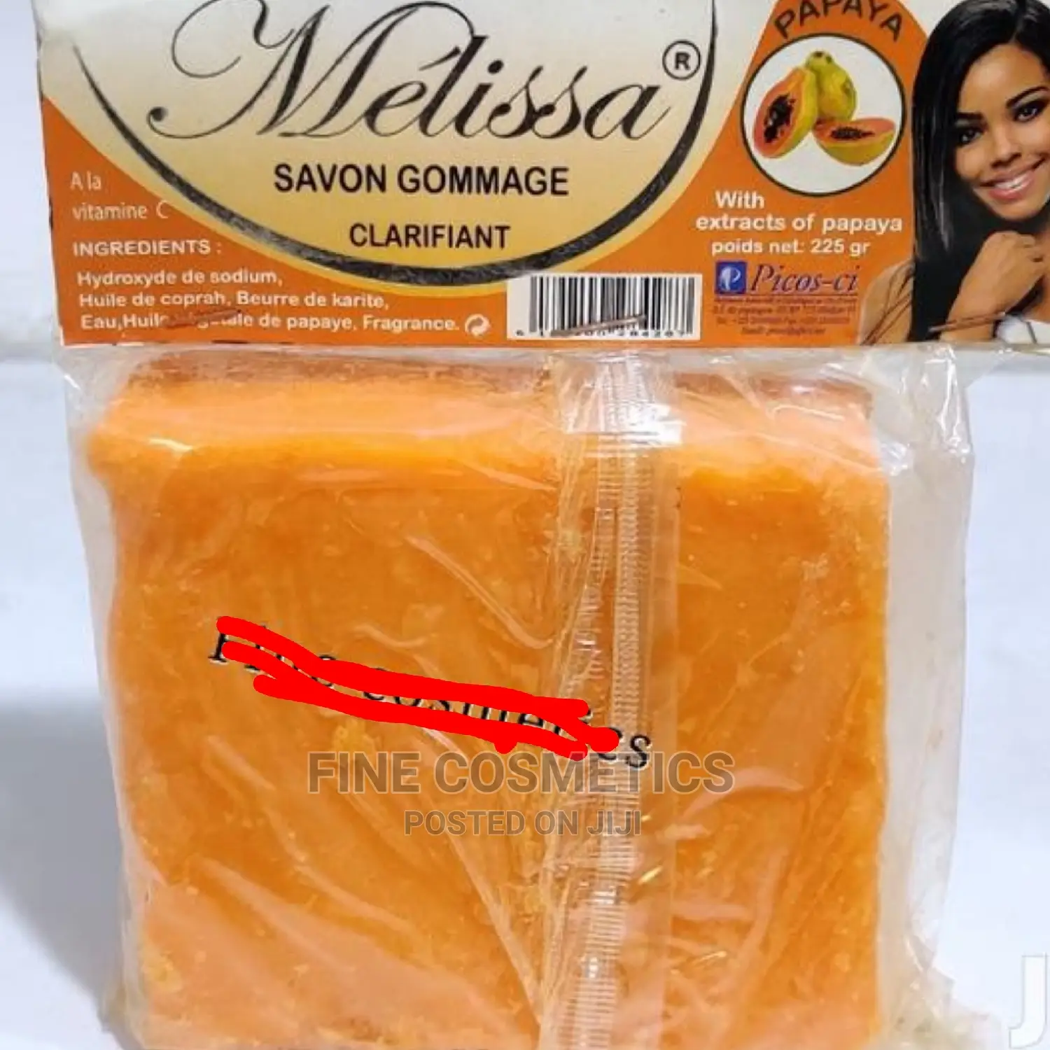 All Natural Melissa Whitening Soap For Black Spots+Pimples