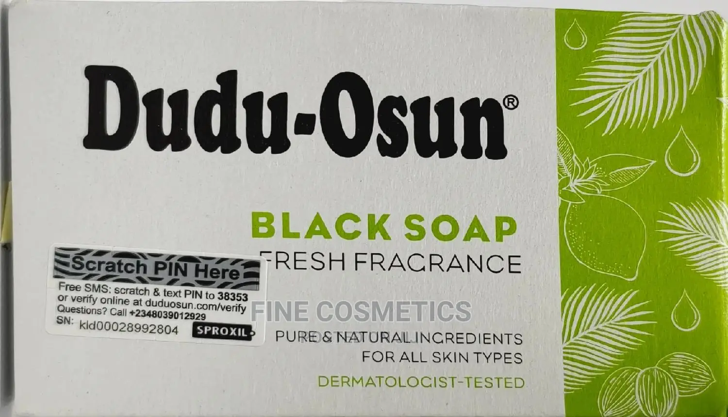 Original Dudu Osun Black Soap Skin Clearing Soap for Pimples