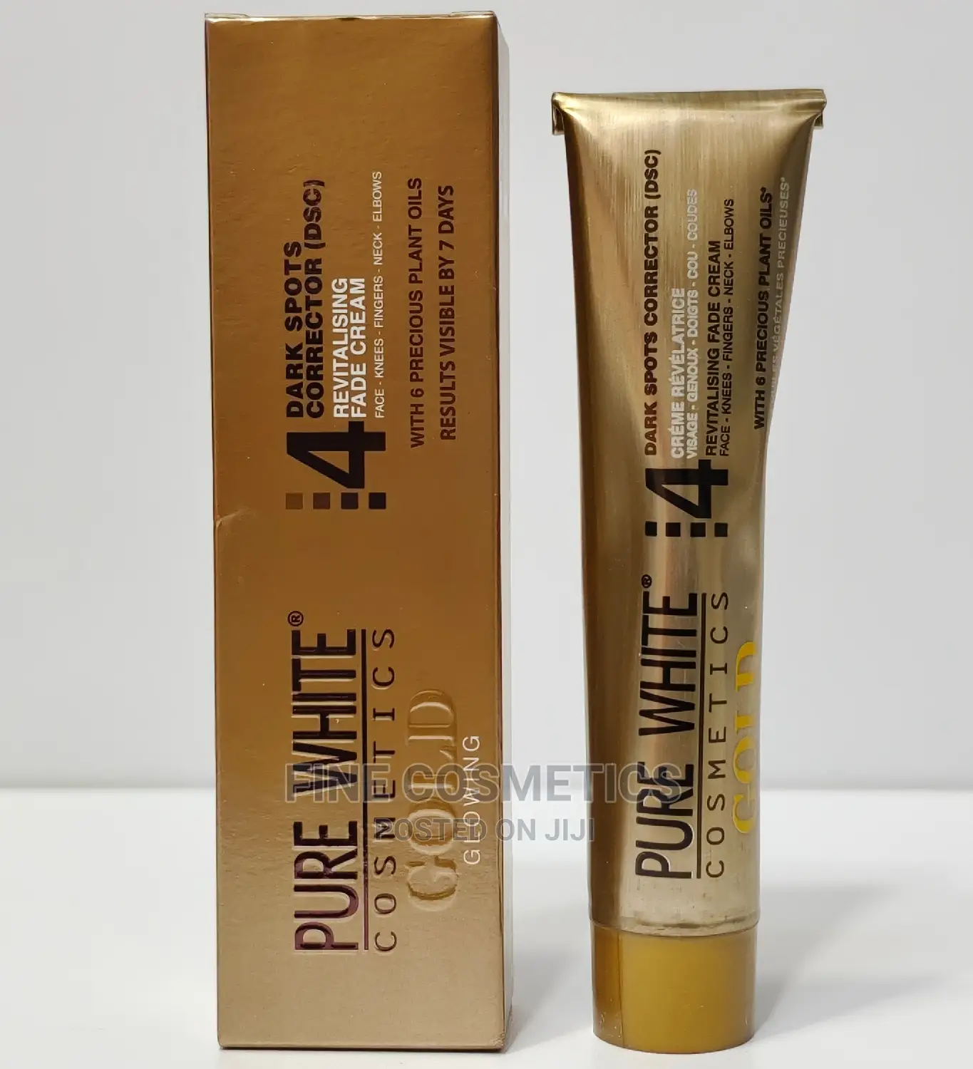 Pure White Gold 2 Set Of 6; Lotion,Soap,Oil,Serum,Tube + BSC