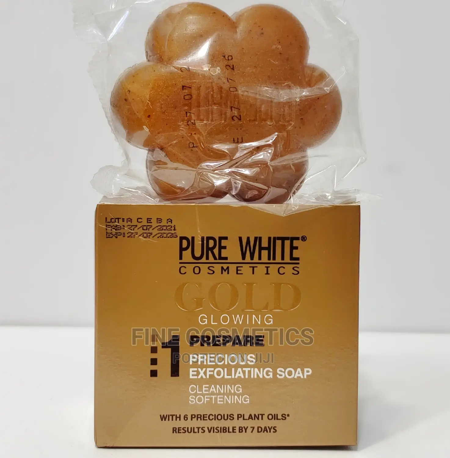 Pure White Gold 2 Set Of 6; Lotion,Soap,Oil,Serum,Tube + BSC