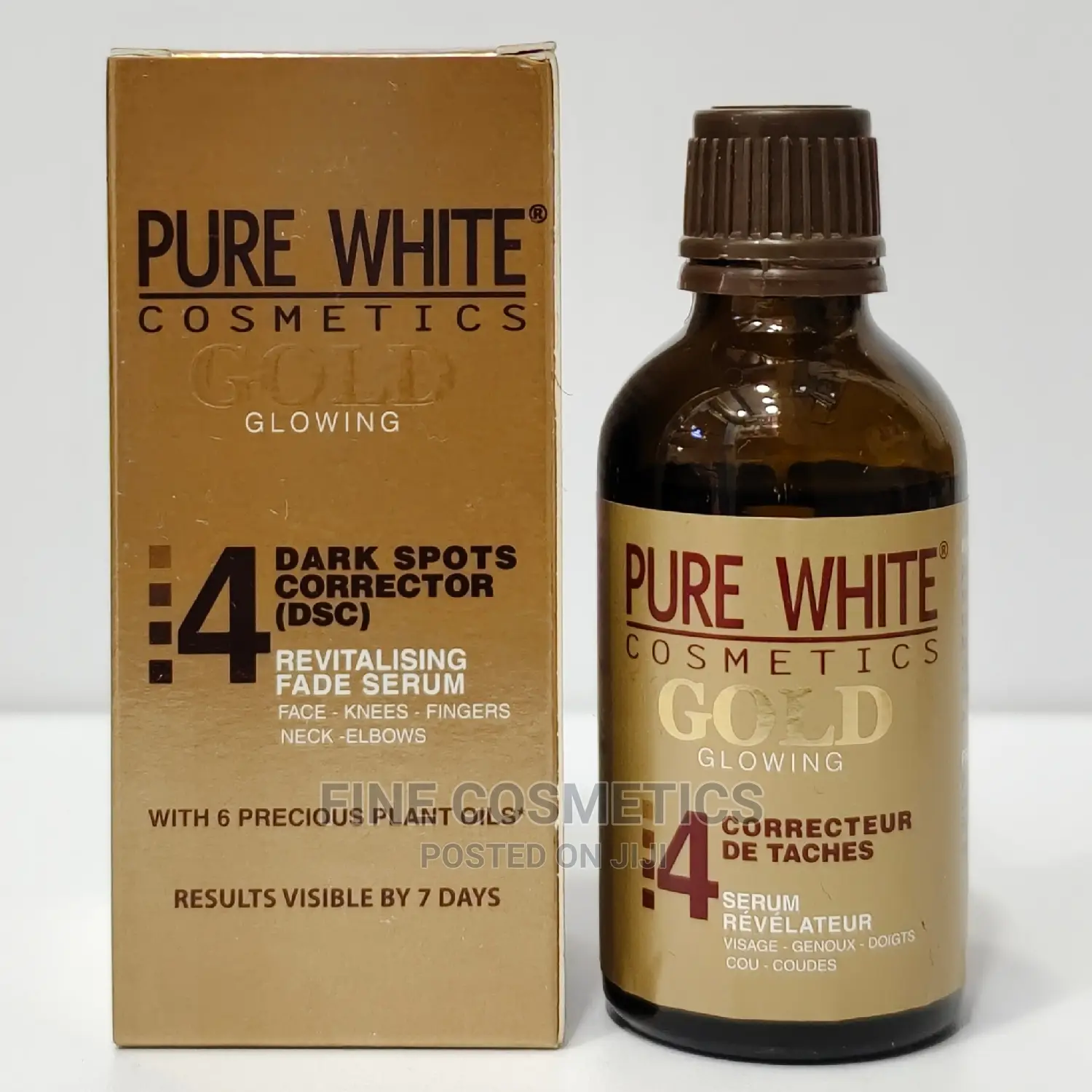 Pure White Gold 2 Set Of 6; Lotion,Soap,Oil,Serum,Tube + BSC