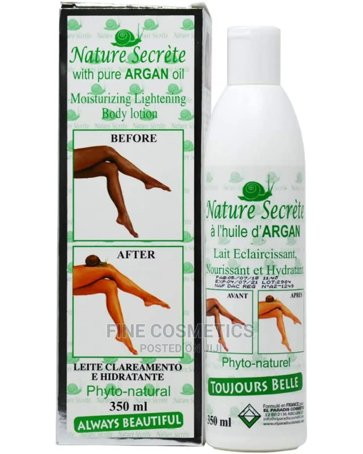 Original Nature Secret Lotion With Pure Argan Oil 350ml