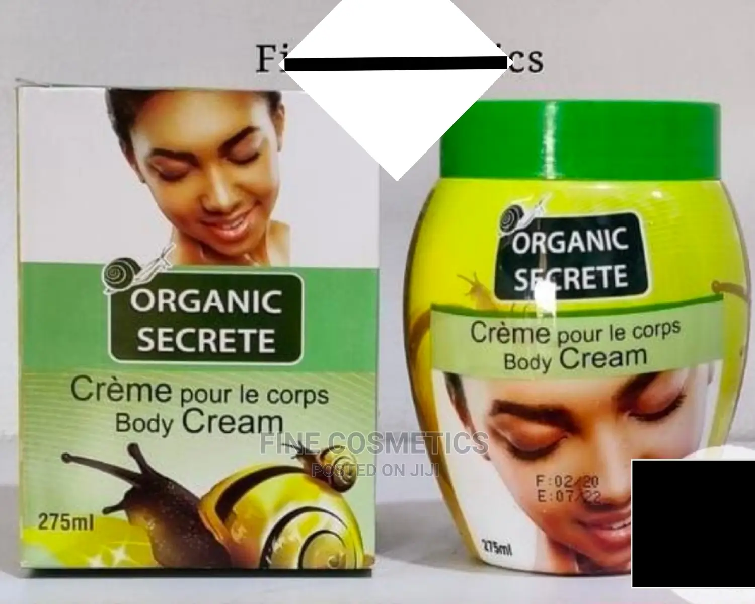 Organic Secret Pure Argan And Escargot Body Cream