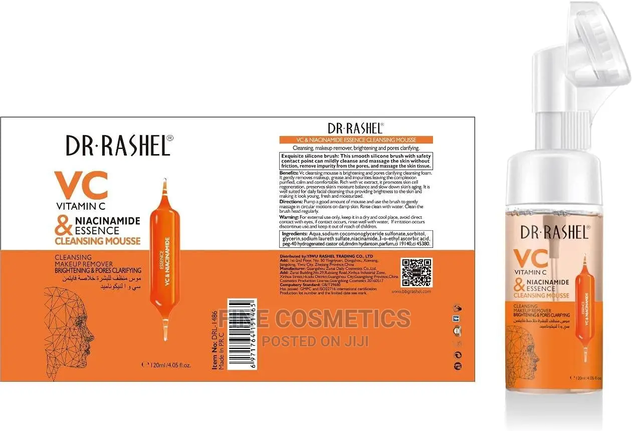 Dr Rashel Vitamin C and Niacinamide Facial Cleansing Mousse