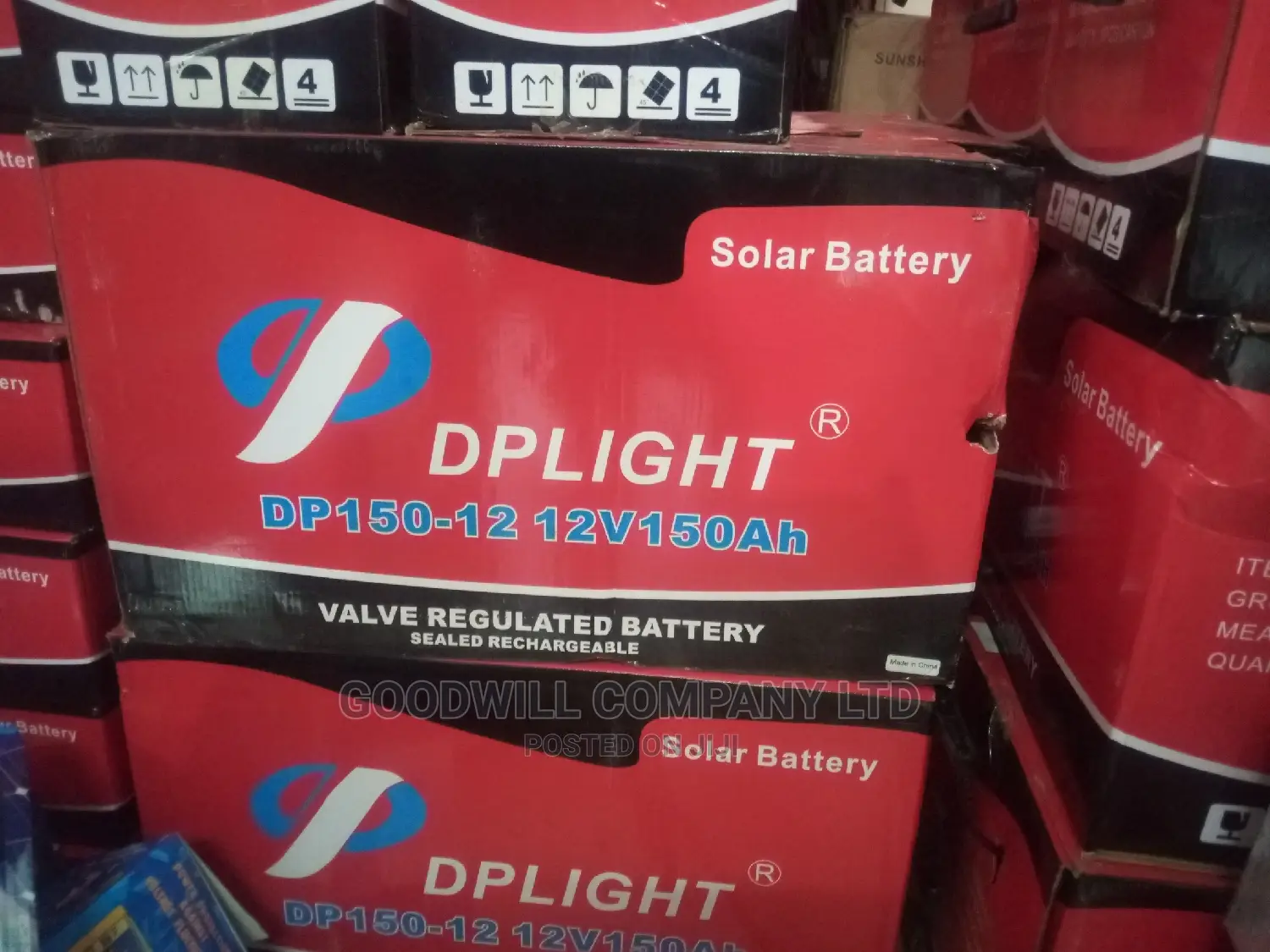 150ah Dp Light Solar Battery