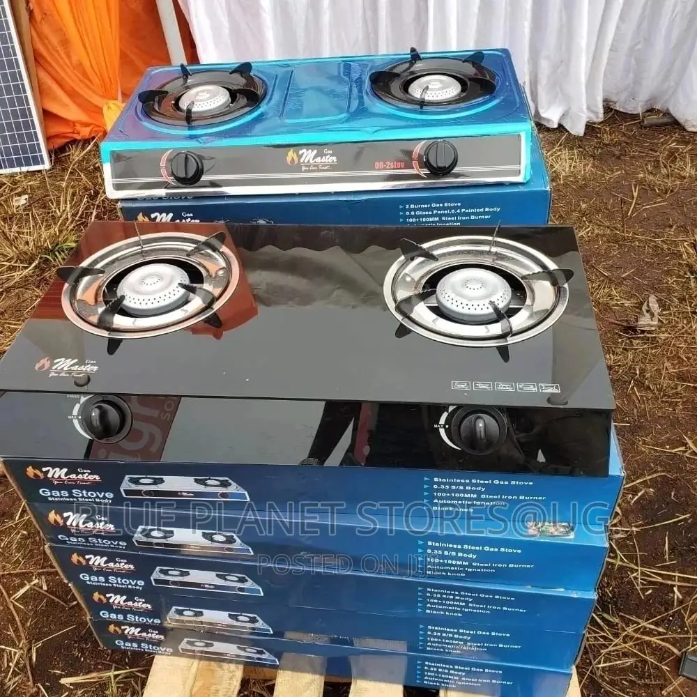 Electro Master Double Gas Stoves || Ceramic Glass Panel