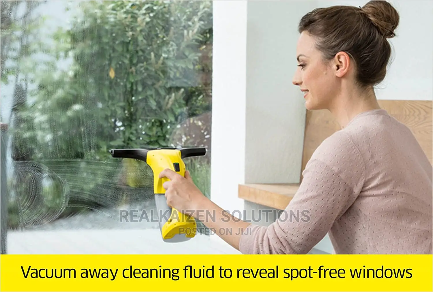 German KÄRCHER WV1 Cordless Window Vacuum Wiper Cleaner