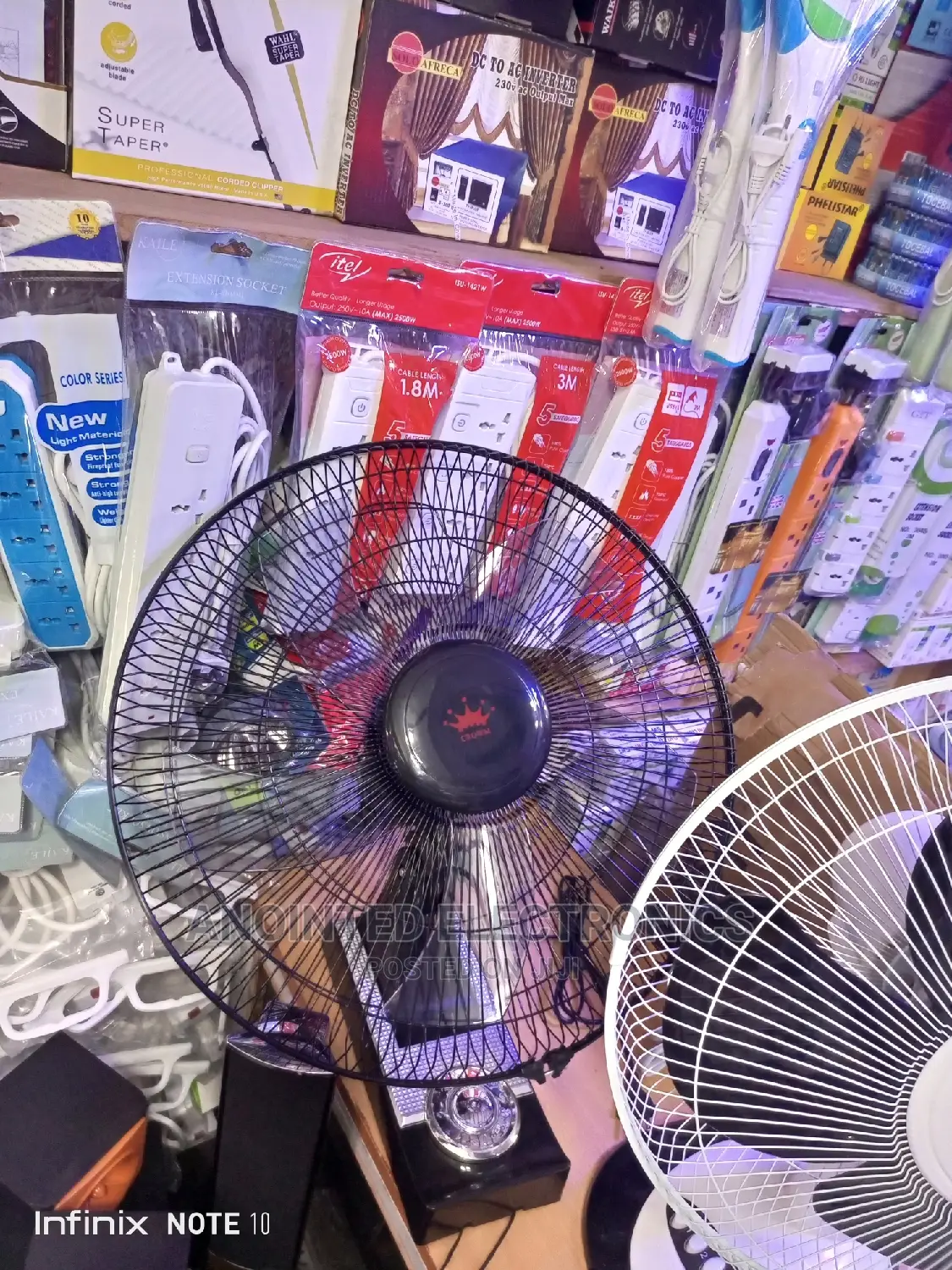Wall Black Fans