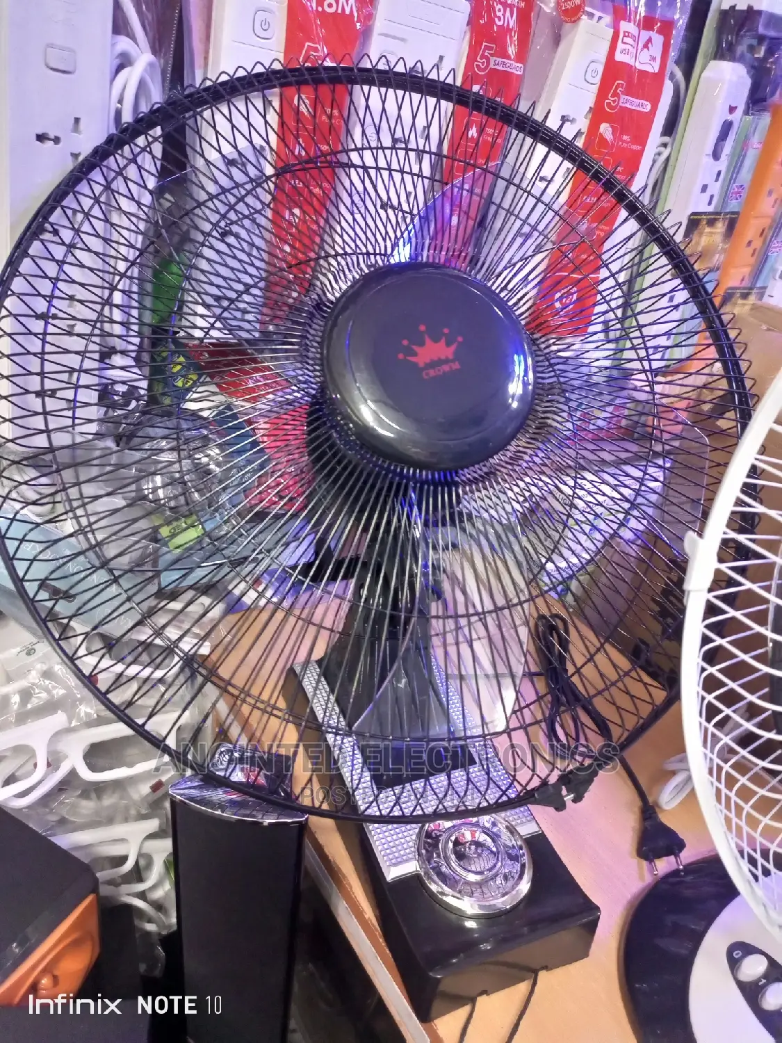 Wall Fans Bkack