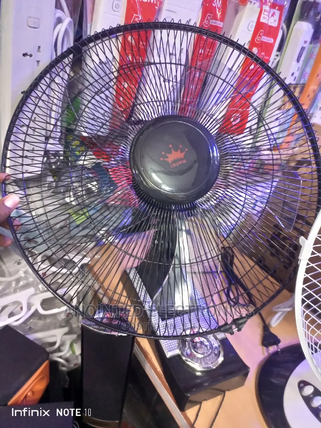 Wall Fans Black Crown