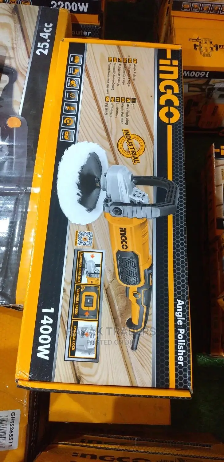 Car Polisher/Angle Polisher 1400w (Ingco)