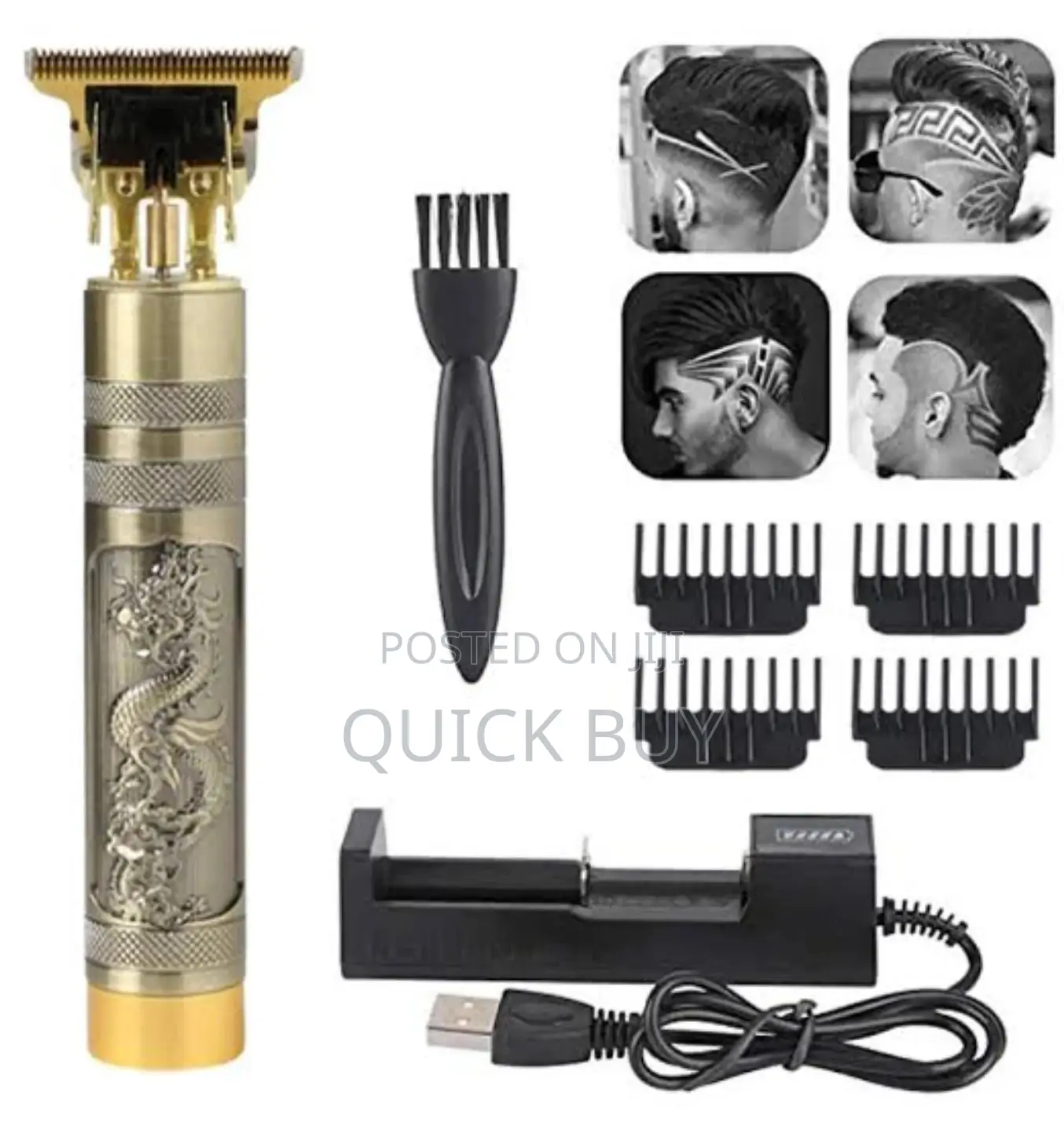T9 Bald Head Hair Cutting Clipper Gold