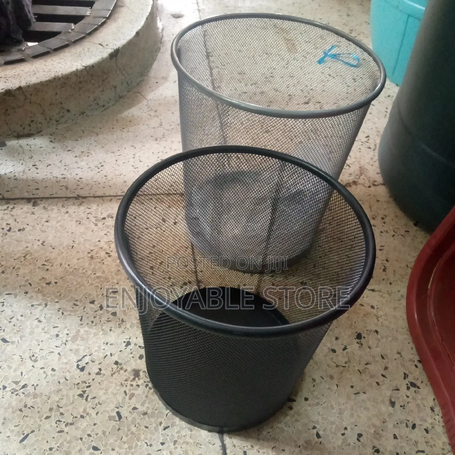 Durable Office Steel Dust Bins
