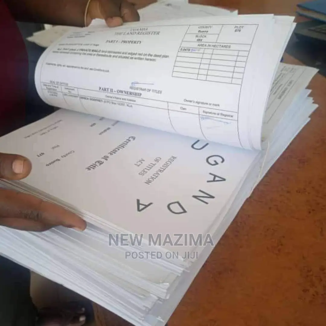 Wakiso Kayunga Estate Titles Are Now Ready on Table