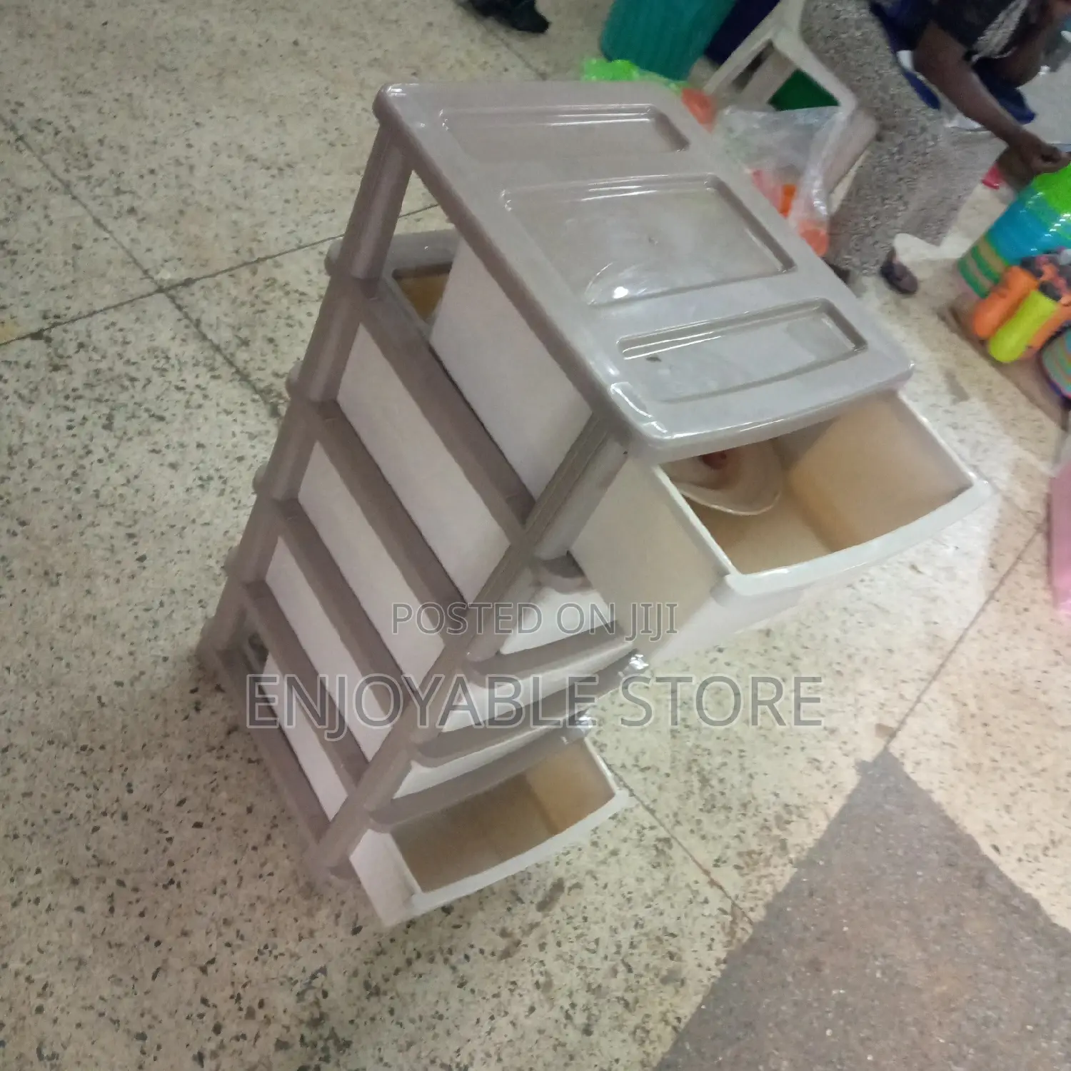Plastic Storage Drawer 5 Cabin Trolley