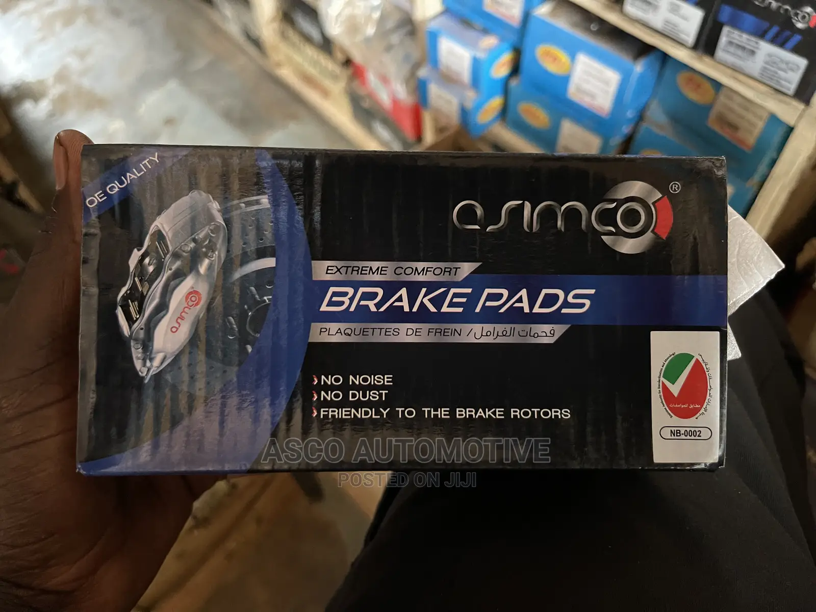 Genuine Asimco Front Brake Pads for Isuzu Dmax 2012 Up
