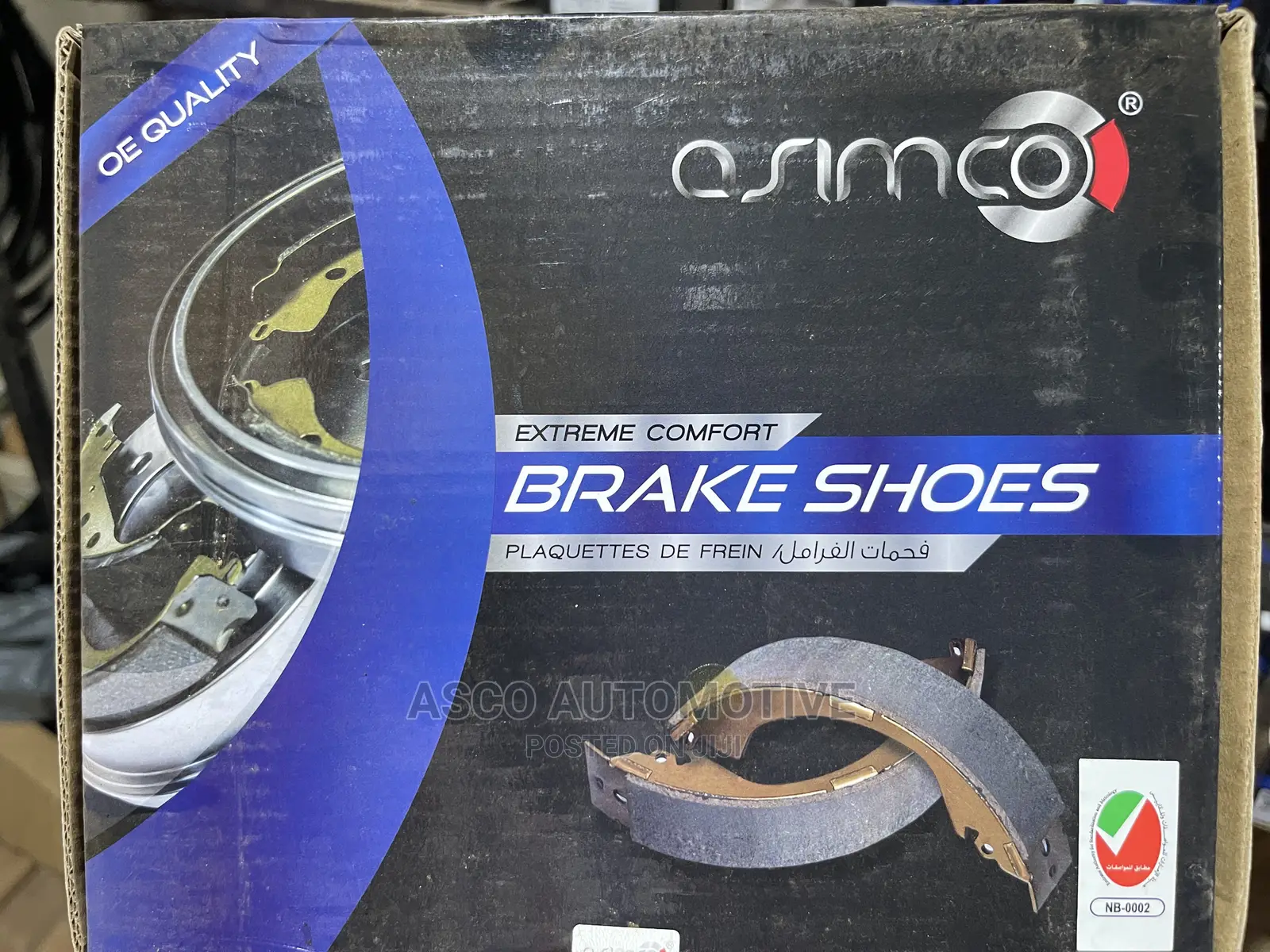 Genuine Asimco Rear Brake Shoes for Spacio 2002 on Probox
