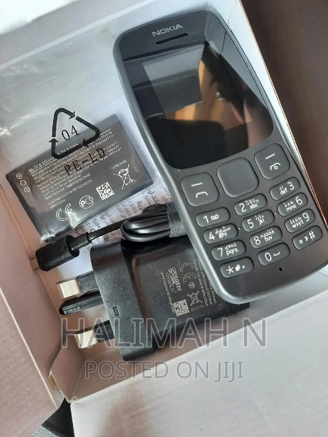 New Nokia 106 Black