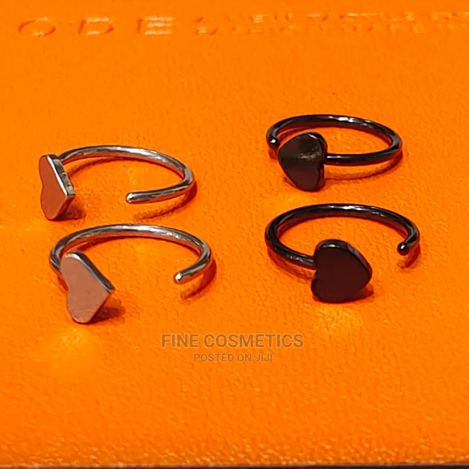 Body Piercing Stainless Steel Darling Heart Nose Ring Hoop