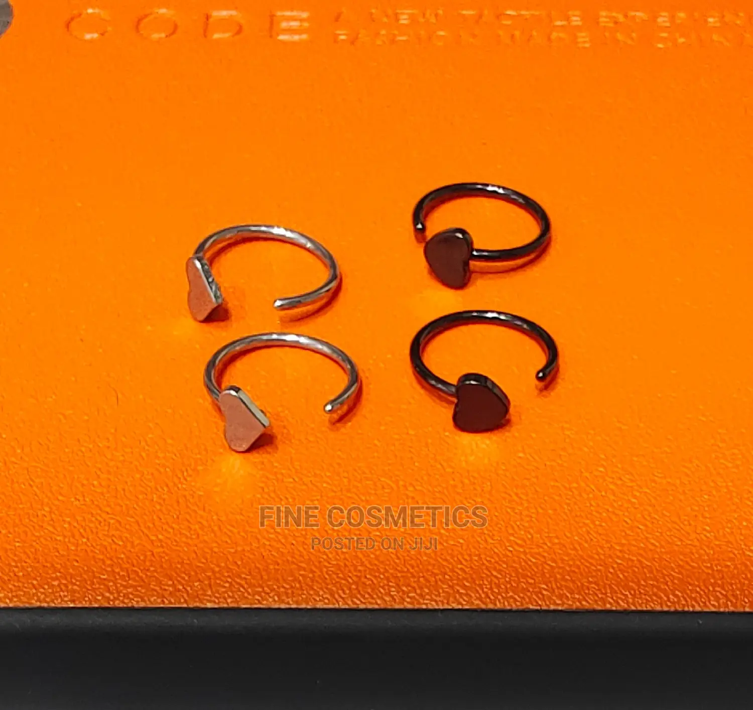 Body Piercing Stainless Steel Darling Heart Nose Ring Hoop