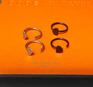 Body Piercing Stainless Steel Darling Heart Nose Ring Hoop