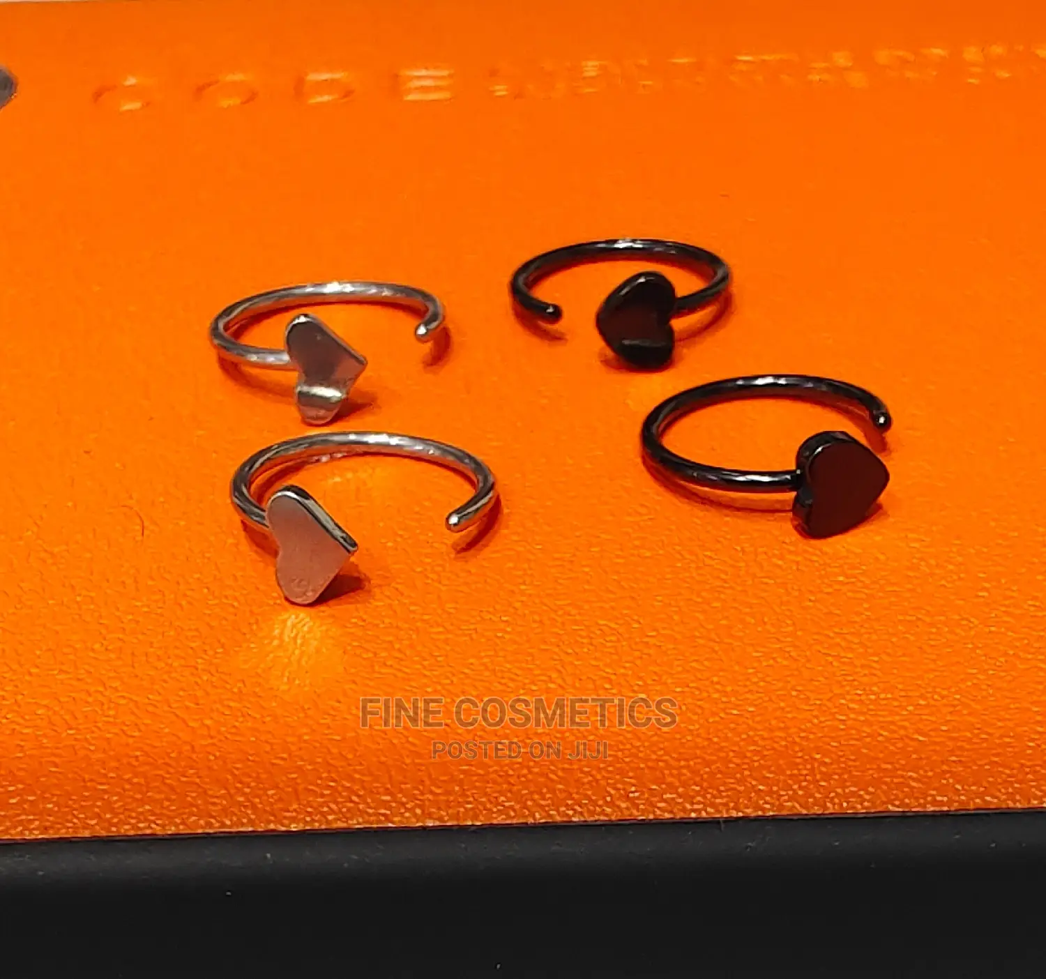 Body Piercing Stainless Steel Darling Heart Nose Ring Hoop
