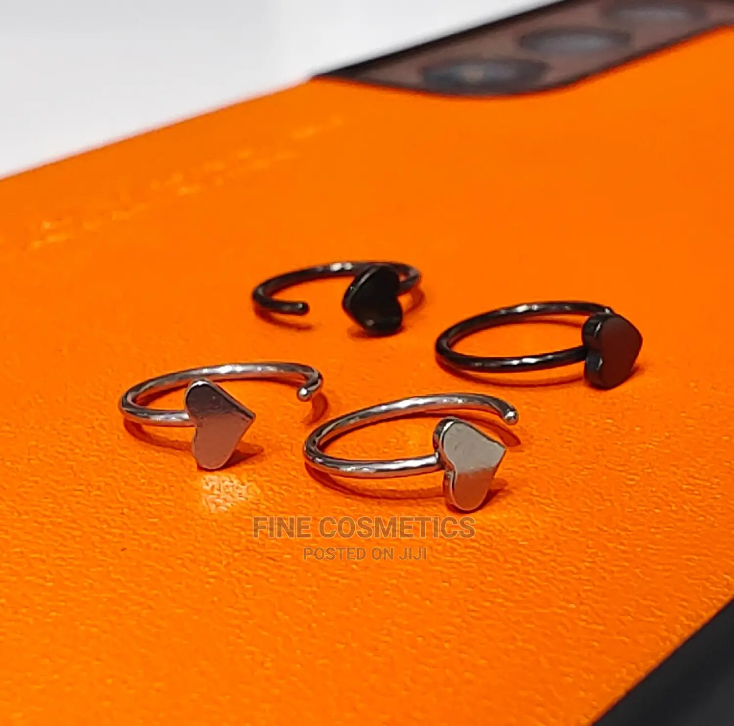 Body Piercing Stainless Steel Darling Heart Nose Ring Hoop