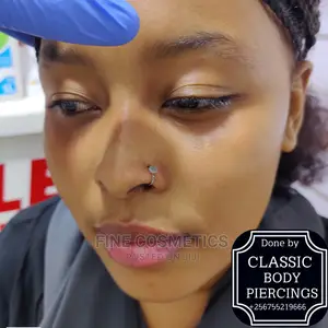 Body Piercing Stainless Steel Darling Heart Nose Ring Hoop