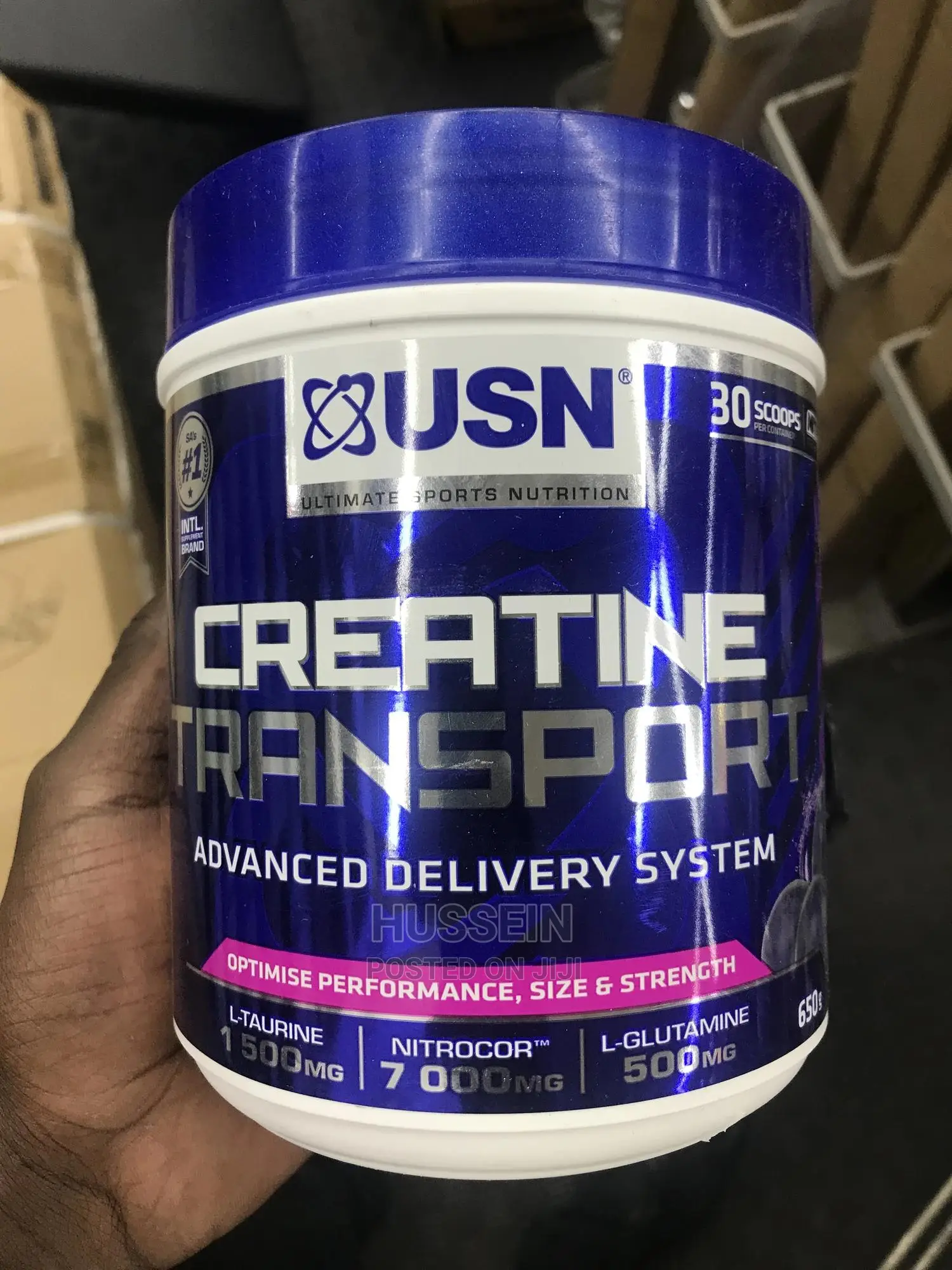 USN Creatine Transport System - 650g - Grape,Orange