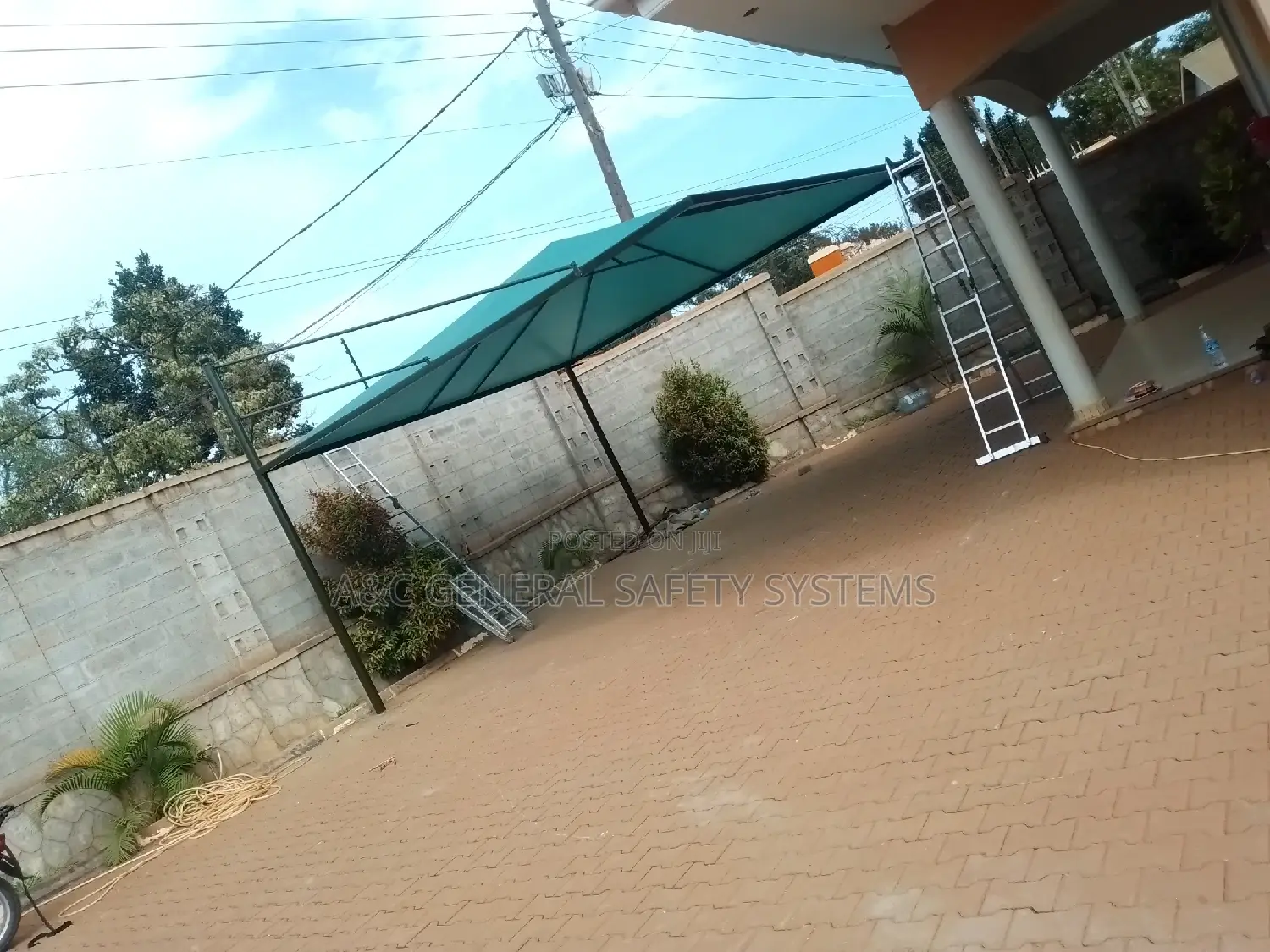 Two Cars Shade Parking Harshweather Resistant 1year Waranty