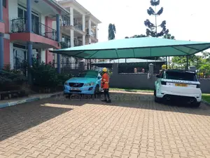 Two Cars Shade Parking Harshweather Resistant 1year Waranty