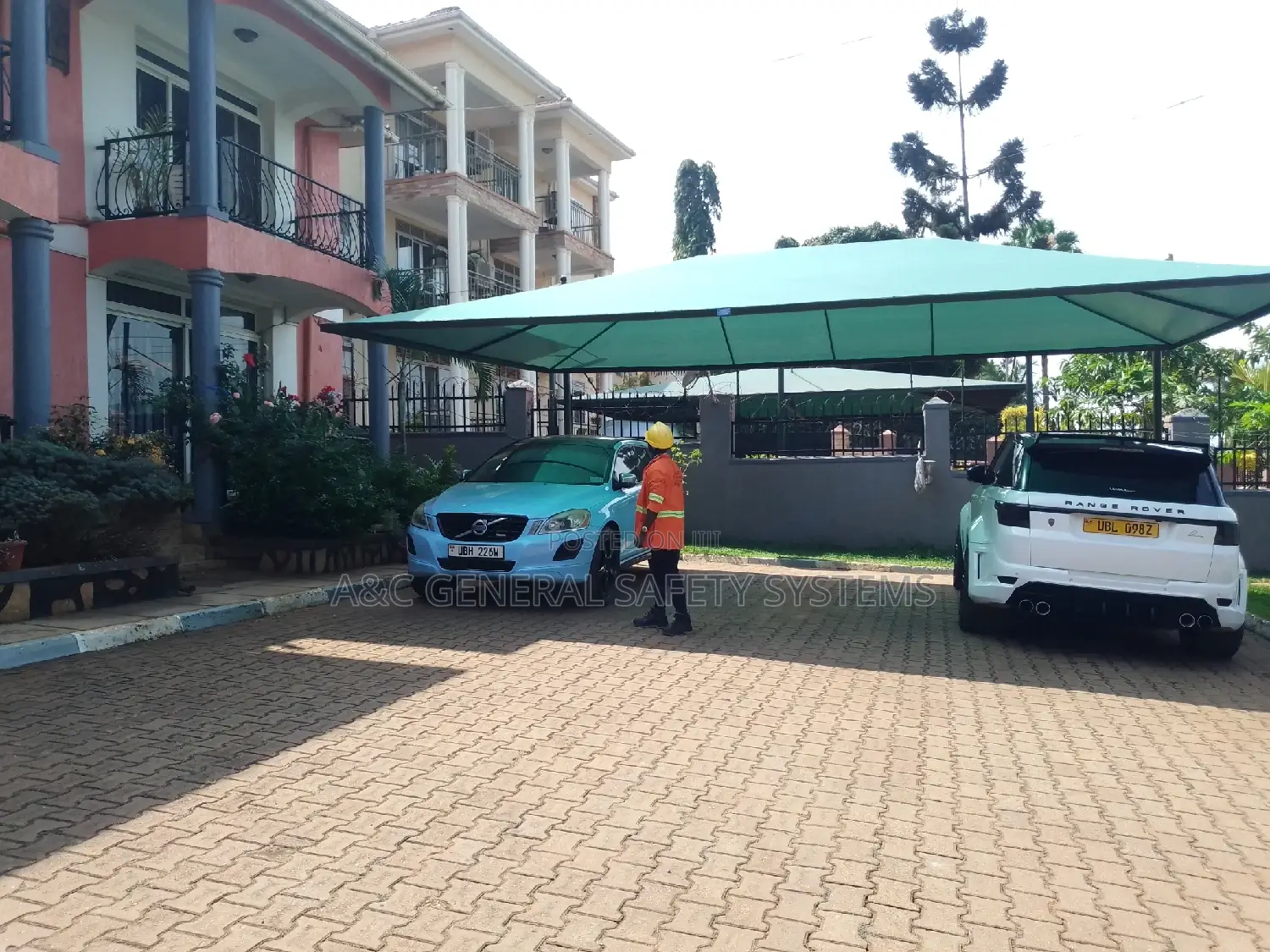 Two Cars Shade Parking Harshweather Resistant 1year Waranty