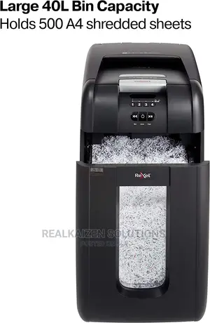 REXEL 40L Auto Feed 300X 300 Sheet Cross Cut Paper Shredder