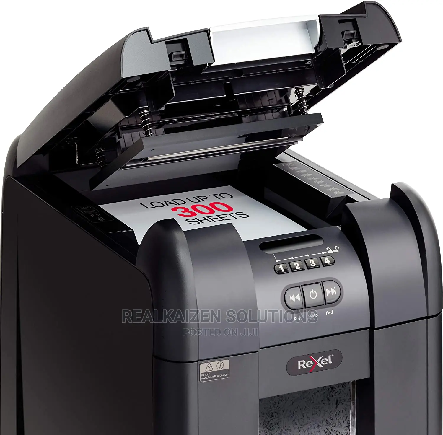 REXEL 40L Auto Feed 300X 300 Sheet Cross Cut Paper Shredder