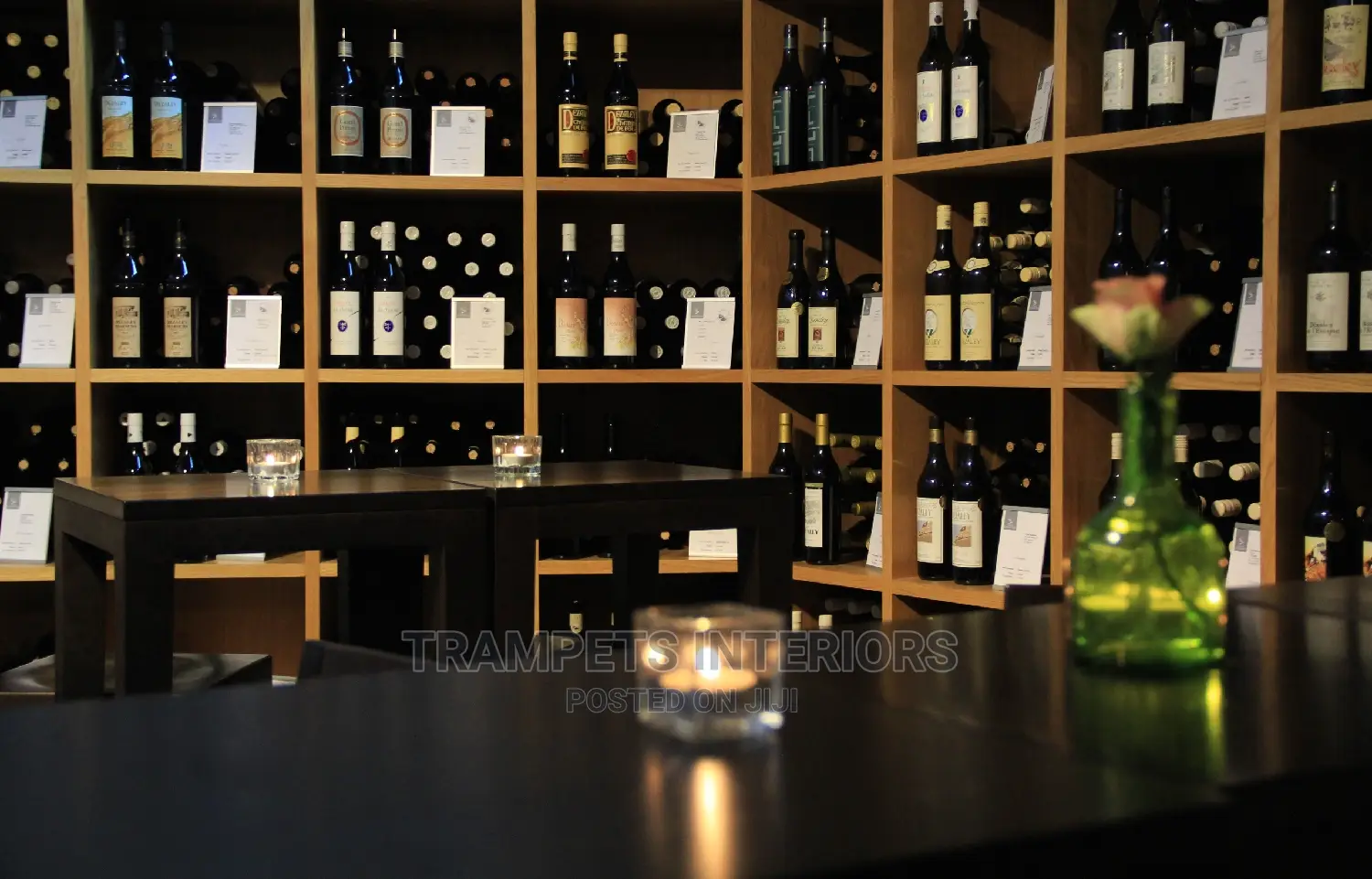 Bar Rack and Red Wine