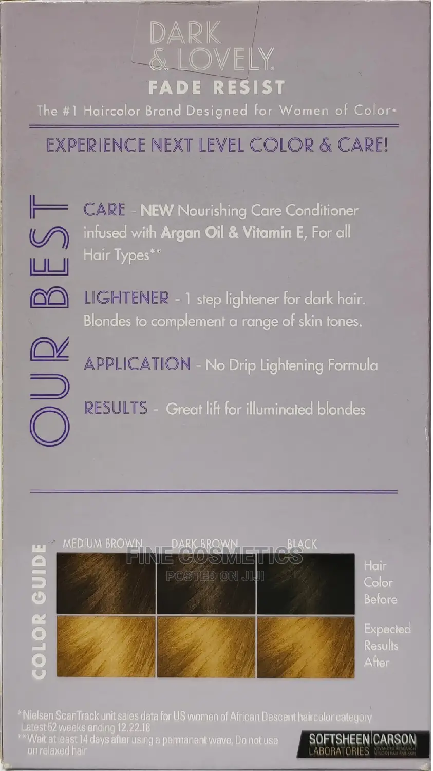 Dark and Lovely Fade Resist Permanent Hair Color Conditioner