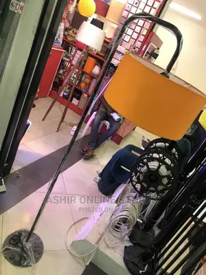Orange Floor Bedside Lamp